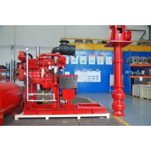 Vertical turbine fire pump