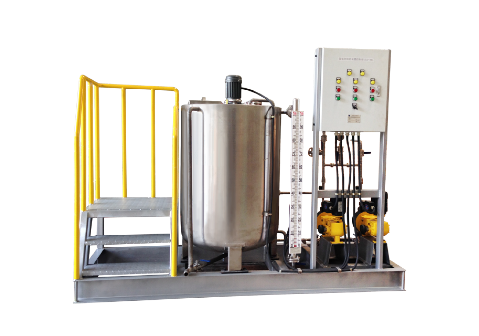 Dosing device for food and beverage industry