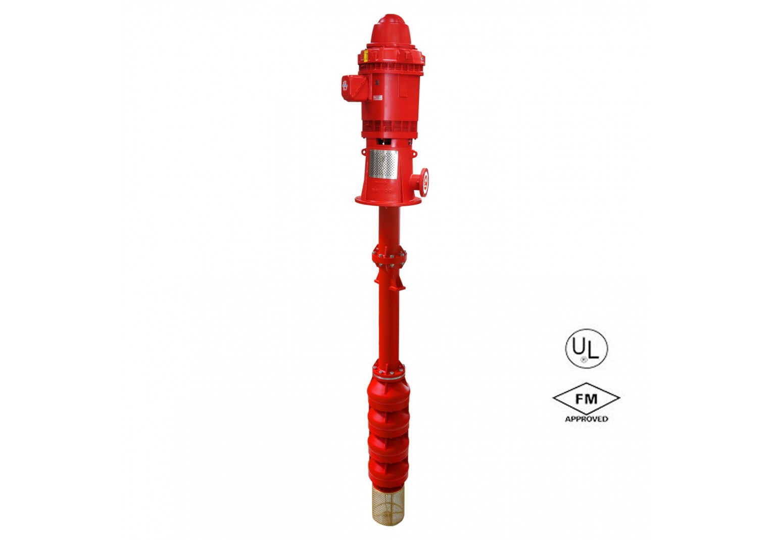 Vertical turbine fire pump U04-2500