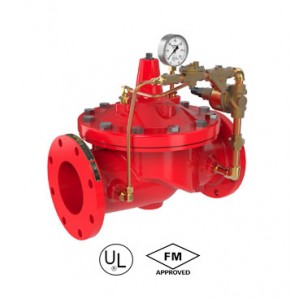 Globe type pressure relief valve U06-250H (ULC)