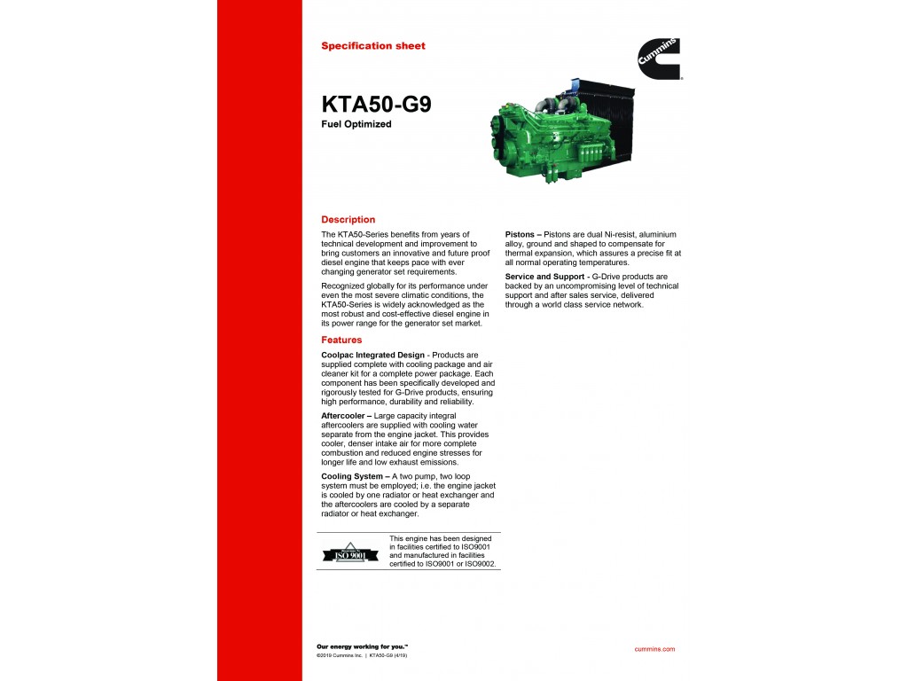 Generator KTA50-G9